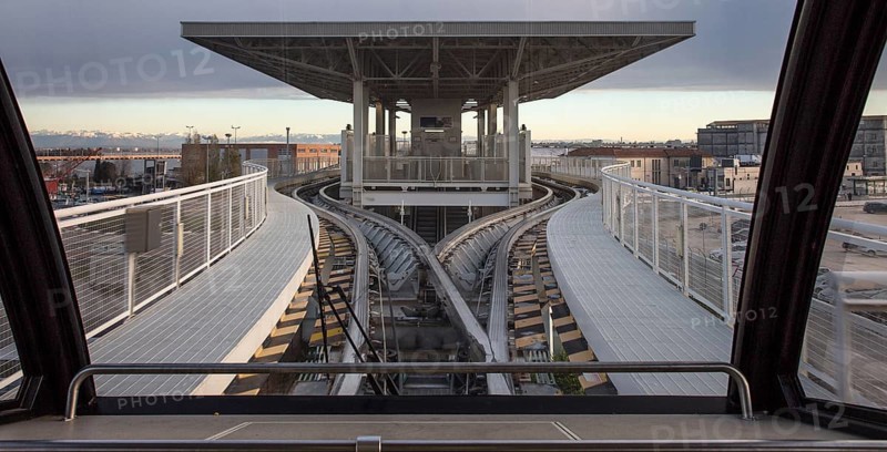 Italy Venice PEOPLE MOVER -408 level funicular railway Marittima middle station with special switch opened in 2010 Length 822 m driverless operation
