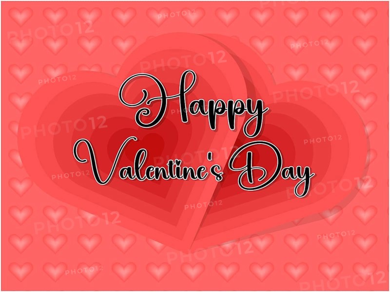 Valentines Day Text With Heart