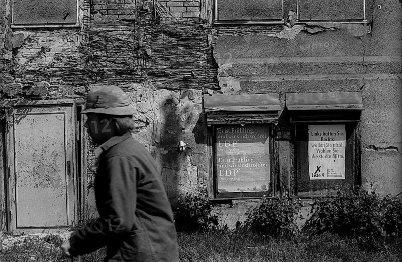 Germany, Strausberg, 18 May 1992, LDP advertising