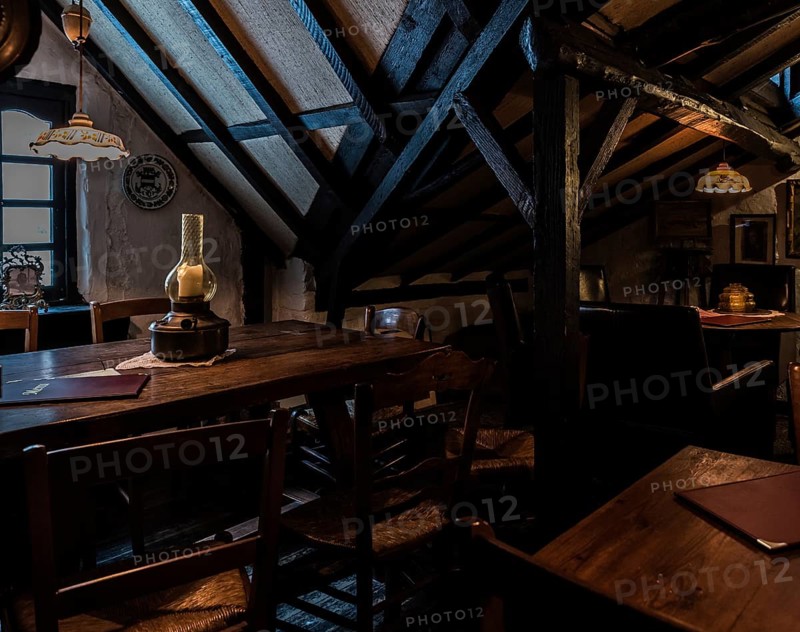 Blankenberge, Flanders, Belgium, 10 30 2018: Vintage interior of the traditional Majutte house