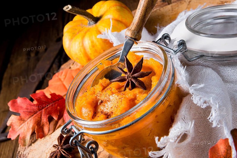 An autumnal rustic pumpkin