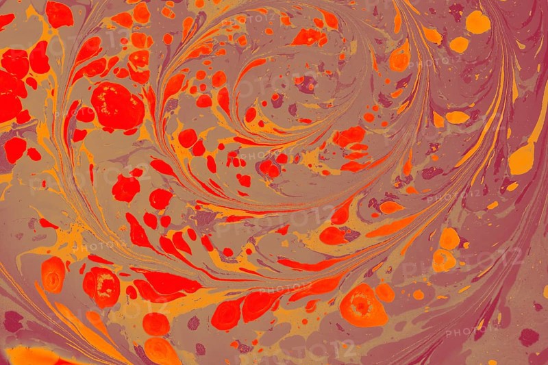 Abstract marbling floral pattern for fabric, tile design. background texture