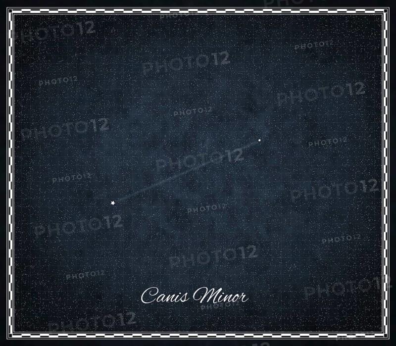 Canis Minor star constellation, Night sky, Cluster of stars, Deep space, Lesser Dog constellation