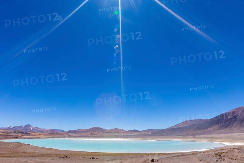 Atacama Desert, Chile. Salar Aguas Calientes. Lake Tuyacto. South America