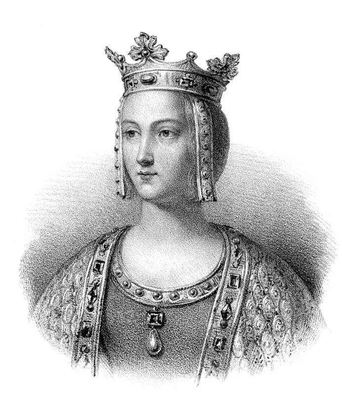 Isabella of Hainaut, Isabella von Hennegau, Isabelle de Hainaut, 1170-1190, Queen of France as the first wife of King Philip II.