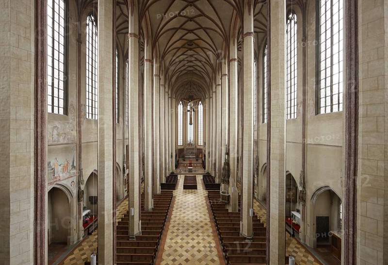 View from the organ loft to the east, St., Sankt, Saint