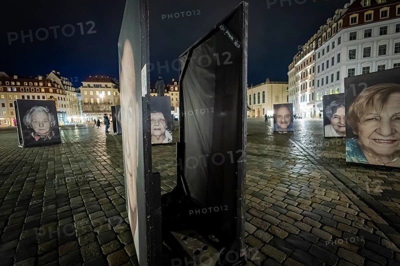 Exhibition, Against Forgetting, The photographer and filmmaker Luigi Toscano portrayed Holocaust survivors for the exhibition, Dresden, Saxony, Germany