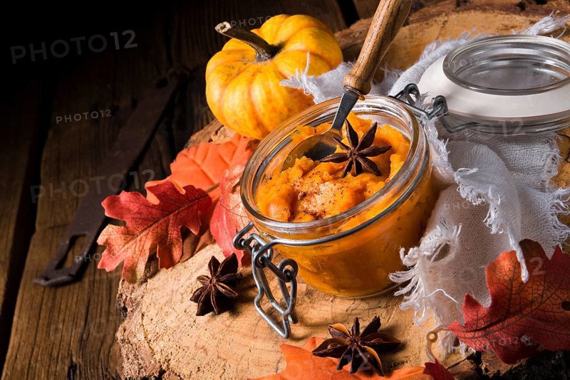 An autumnal rustic pumpkin