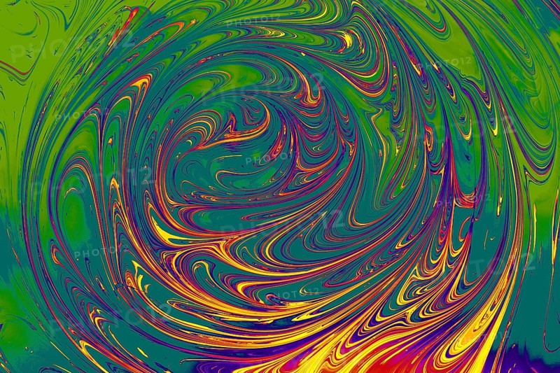 Grunge abstract paint patterns on colorful background