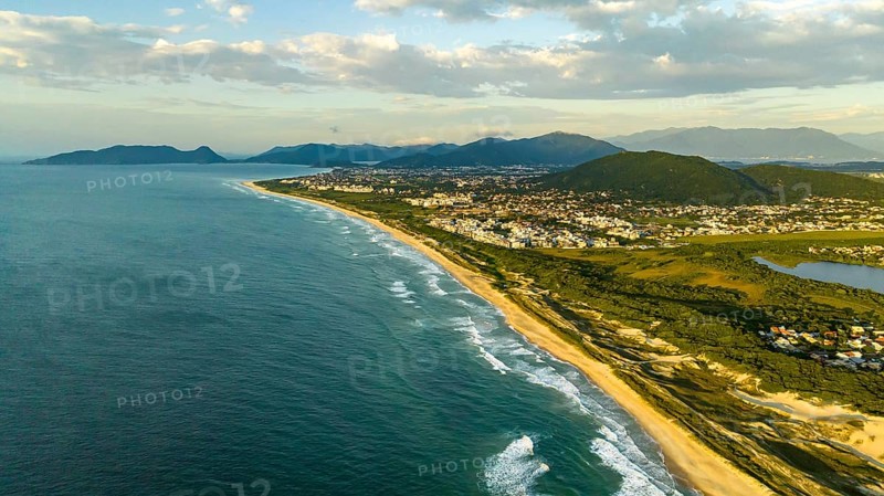 Florianópolis, Campeche beach during sunrise. Brazil. Rio Tavares neighborhood