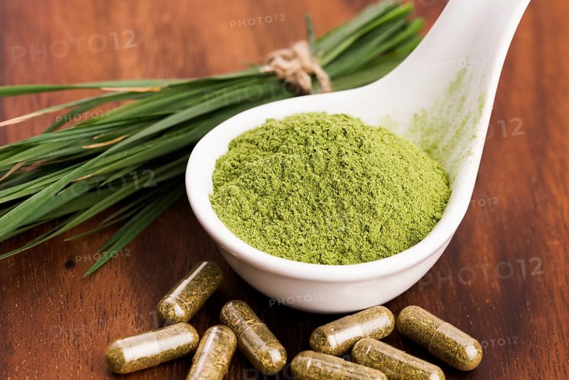 Young barley graß Detox superfood