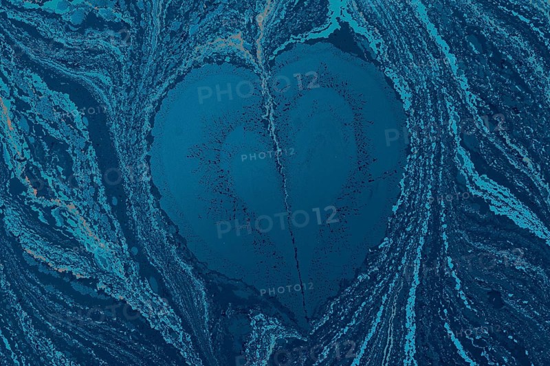 Ebru marble conch effect surface pattern design for print