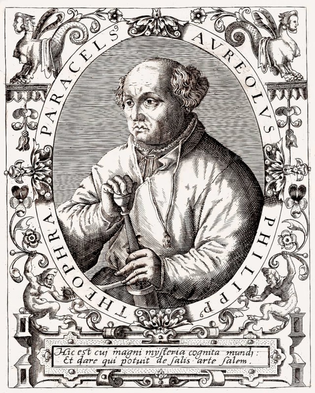 Philippus Theophrastus Aureolus Bombast von Hohenheim or Paracelsus, 1493-1541, Swiss physician, alchemist