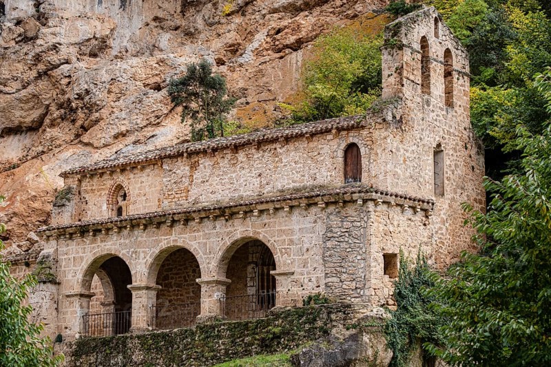 Hermitage of Santa María de la Hoz in Tobera, Las Merindades, province of Burgos, region of Las Merindades, Spain