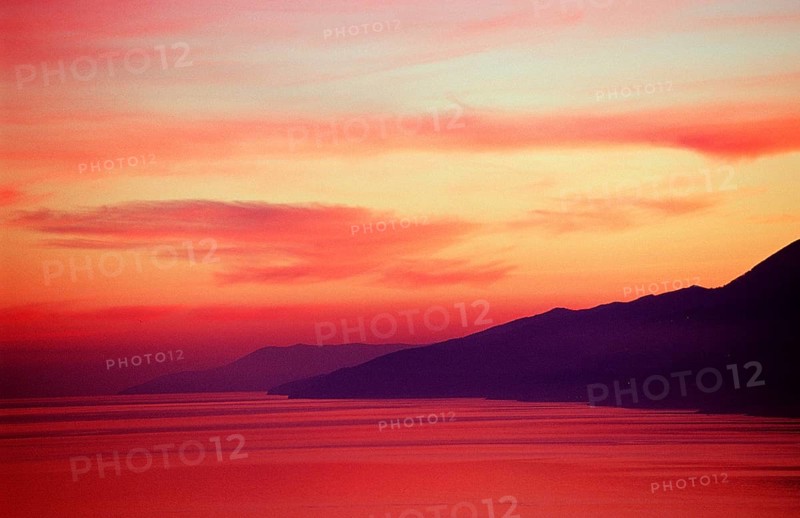 Coast of Istria, sunset, Croatia, Istria, Mediterranean Sea