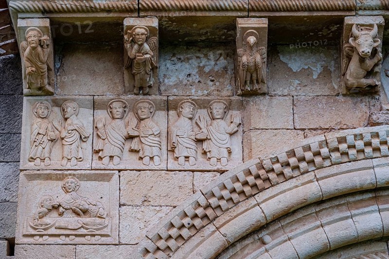 Hermitage of San Pedro de Tejada, Romanesque hermitage, Puente-Arenas, the Merindad de Valdivielso, Burgos, Spain
