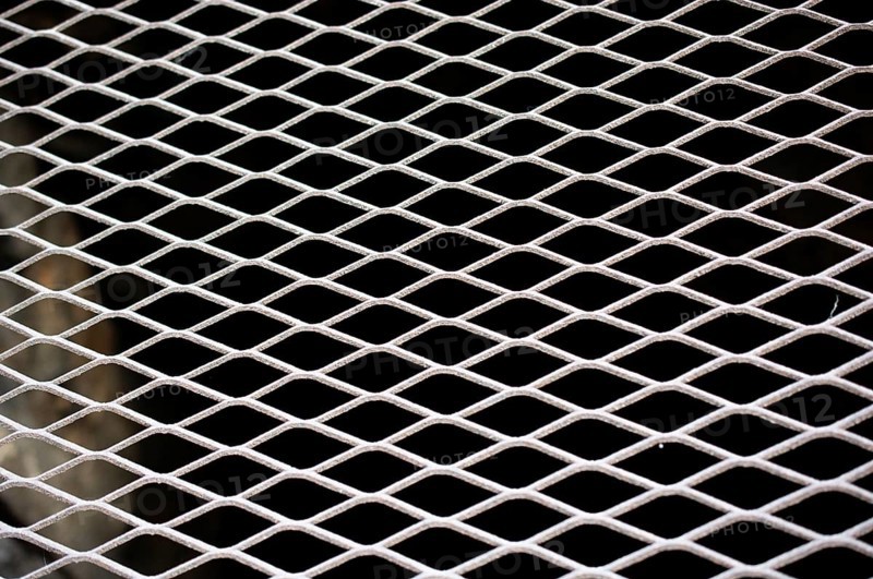 Metal grid texture background with abstract pattern