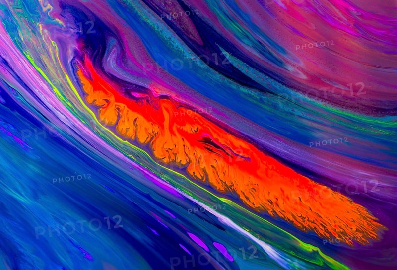 Traditional Ottoman Turkish marbling art patterns as abstract colorful background