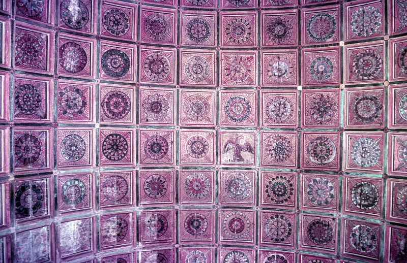 Ceiling view in St. Thomas Kottakkavu Church, North Paravur, Kerala, South India, India, Asia