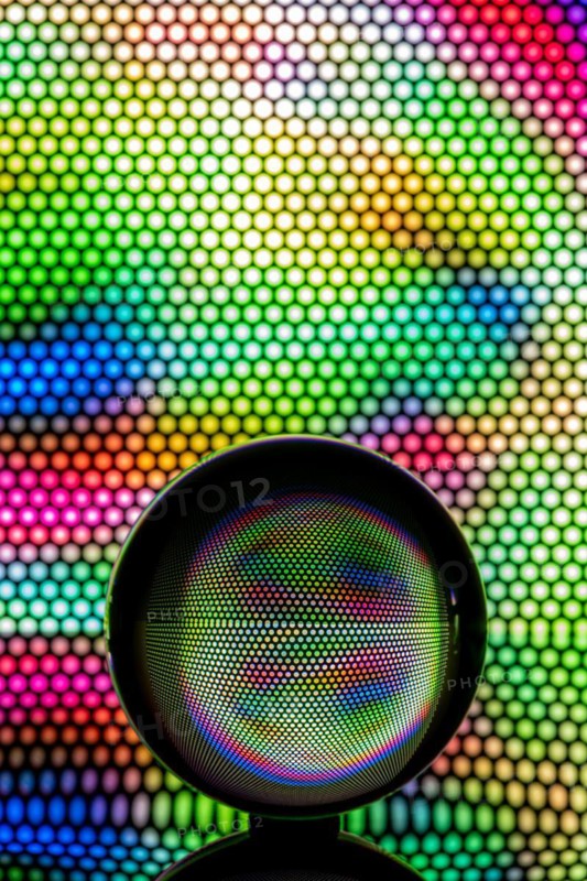 Light painting with a glass ball photograph