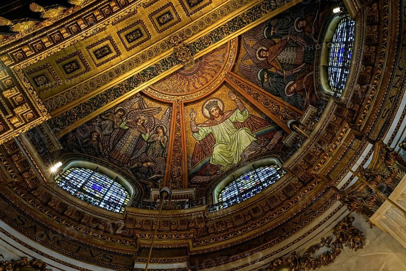 Interior View of St Pauls Cathedral
