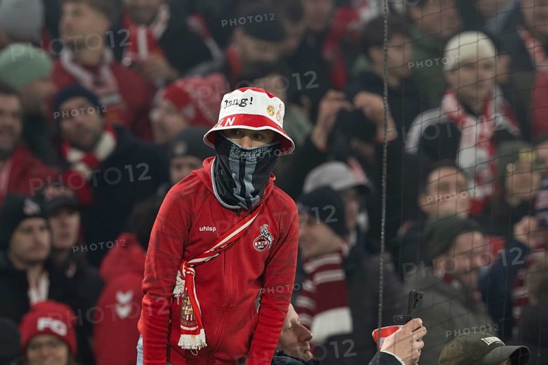 BEAUTIFUL SPORTS/ (DFL/DFB REGULATIONS PROHIBIT ANY USE OF PHOTOGRAPHS AS IMAGE SEQUENCES AND/OR QUASI-VIDEO) Cologne, RheinEnergieStadion, North Rhine-Westphalia, Fans South Curve, DFB Cup 1.FC Köln, Hertha BSC on 04.12.2024 at RheinEnergieStadion in Cologne Germany