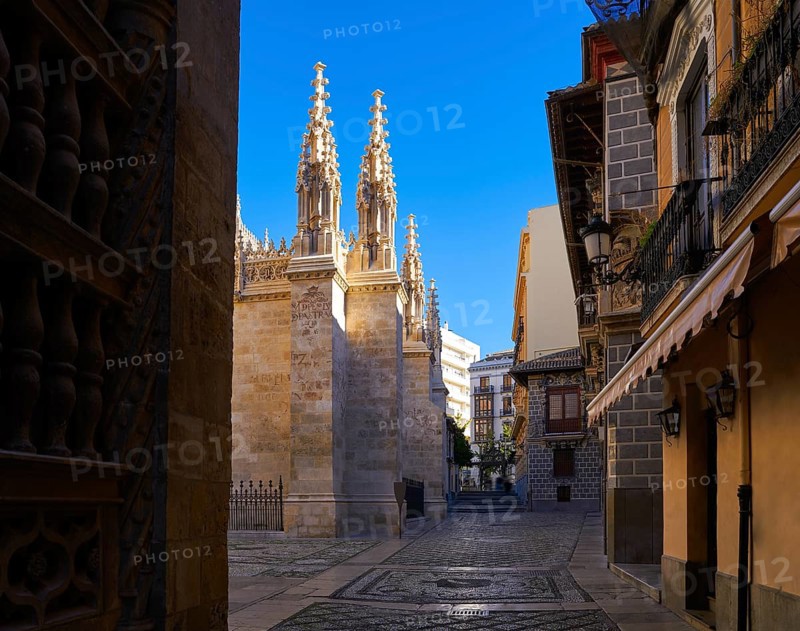 Granada Cathedral Royal Capilla area in Spain at Andalusia