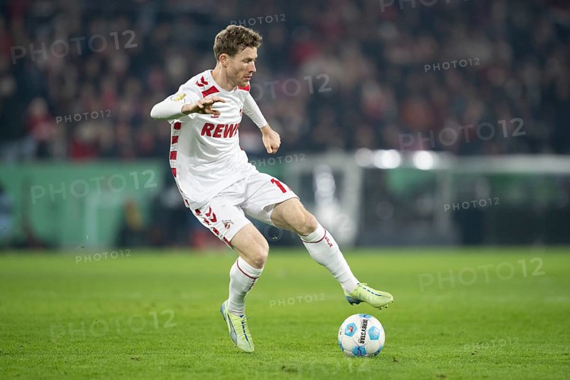 BEAUTIFUL SPORTS/ (DFL/DFB REGULATIONS PROHIBIT ANY USE OF PHOTOGRAPHS AS IMAGE SEQUENCES AND/OR QUASI-VIDEO) Cologne, RheinEnergieStadion, North Rhine-Westphalia, Florian Kainz (1.FC Köln, Midfield, #11), DFB-Pokal 1.FC Köln, Hertha BSC on 04.12.2024 at RheinEnergieStadion in Cologne Germany