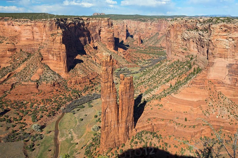 Canyon de chelly national monument, rock needle, Arizona, USA