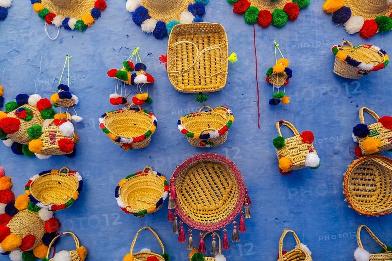 Headwear from Chefchaouen, Morocco