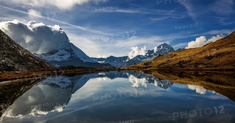 The Alpine region of Switzerland, Riffelsee