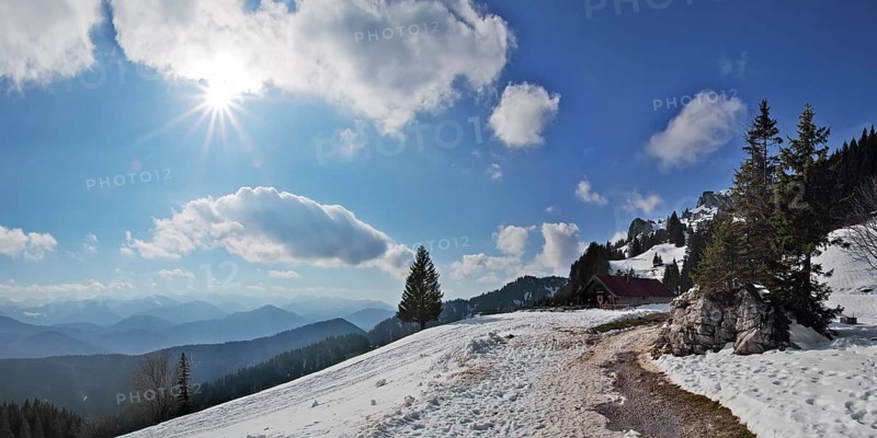 Brauneck in winter, Bavarian Prealps