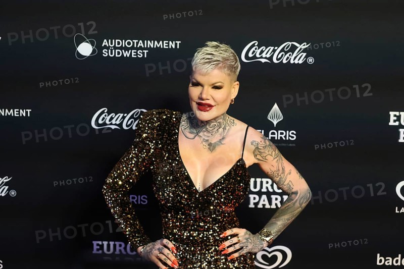 Melanie Müller at the presentation of the Radio Regenbogen Award 2024 at Europapark Rust