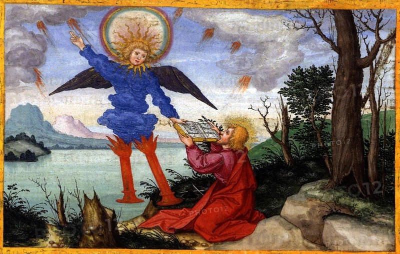 The Ottheinrich Bible was commissioned in c.1425 by the Royal Court of Bavaria. The unusually large manuscript was not completed until the following century when the German painter and engraver, Matthias Gerung, was offered 60 Rhenish guilders and winter clothes to illustrate the text.<br/><br/> The Bible carries the name of the benefactor who supported its completion. Ottheinrich (1502-1559) was the Prince of Neuburg, Elector Palatine, soldier, pilgrim, reformer and art patron