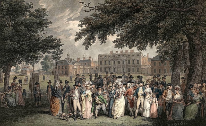 Buckingham Palace, St James's Park, 1793, London, England, after Francis David Soiron