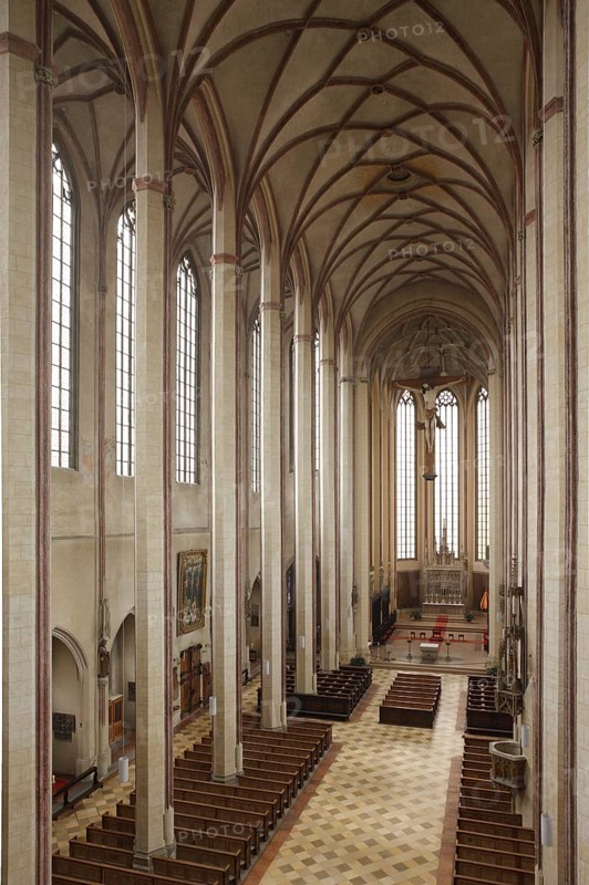 View from the organ loft to the east, St., Sankt, Saint
