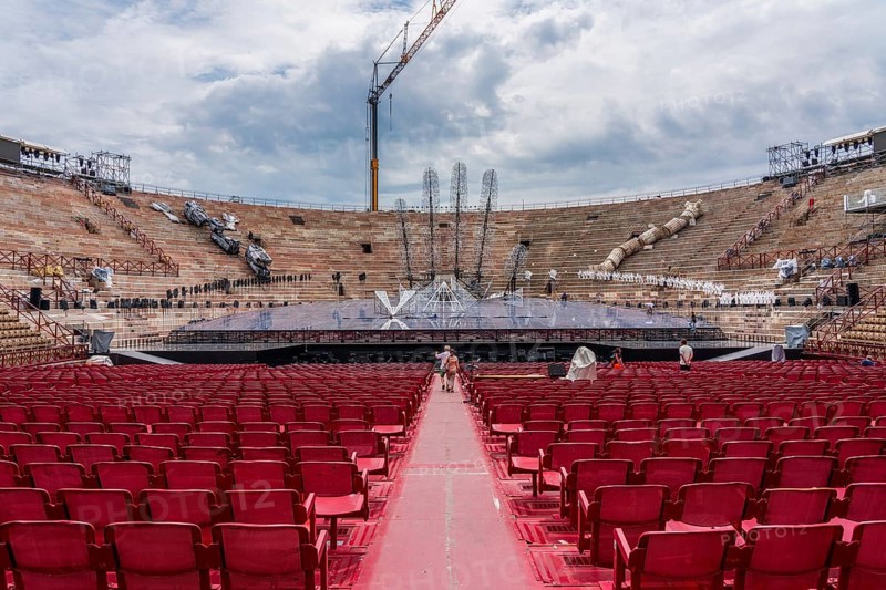 The historic Arena of Verona in Italy