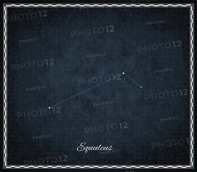 Equuleus star constellation, Night sky, Cluster of stars, Deep space, Pony constellation, Little Horse