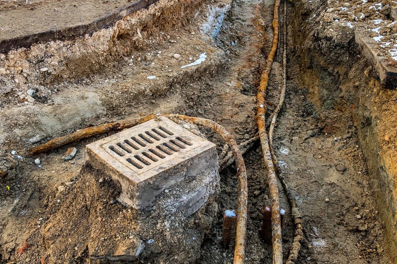 Outdated pipes for gas, water and sewage are being renovated. Austria