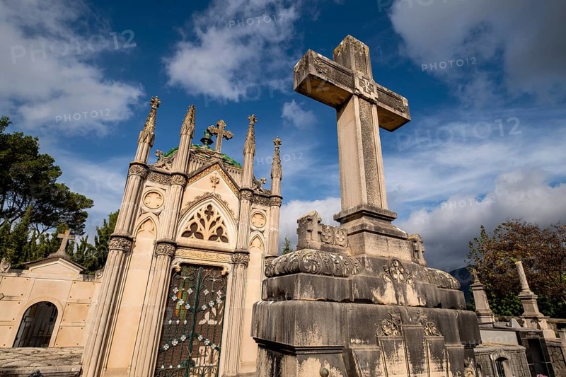 Alaró Cemetery, Majorca, Balearic Islands, Spain