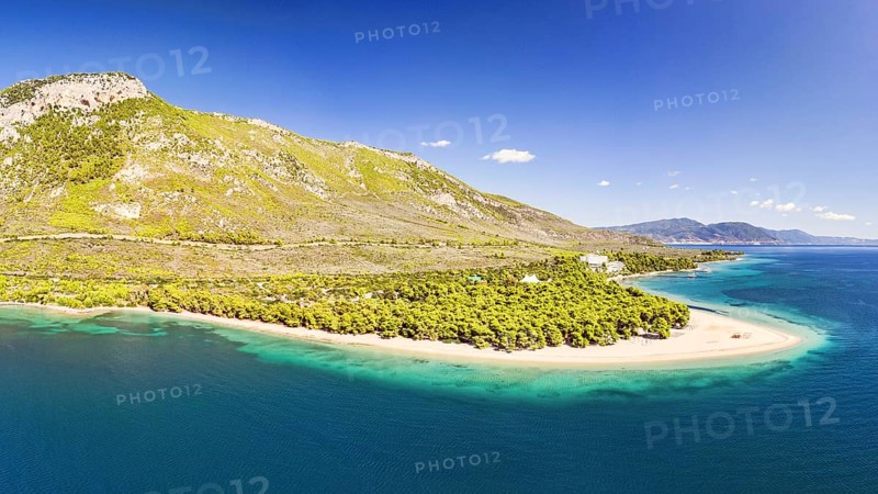 The beach Gregolimano in Evia island, Greece