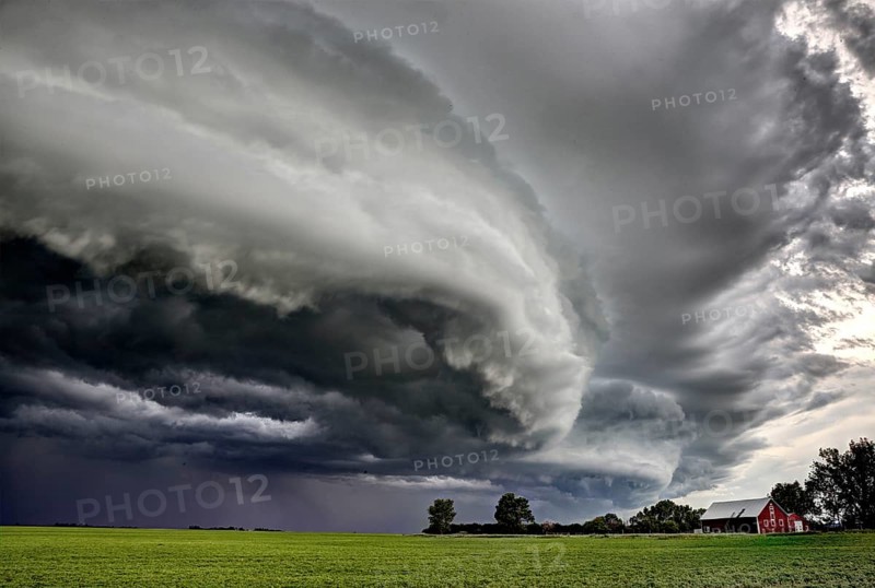 Prairie Storm Clouds Canada Saskatchewan Dramatic Summer