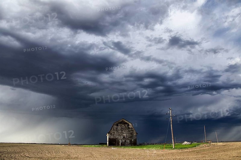 Prairie Storm Clouds Canada Saskatchewan Summer Warnings
