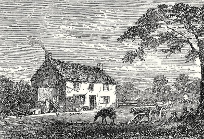 Birthplace of George Stephenson, 1781 – 1848, British mechanical engineer, Wylam, Northumberland, England, United Kingdom