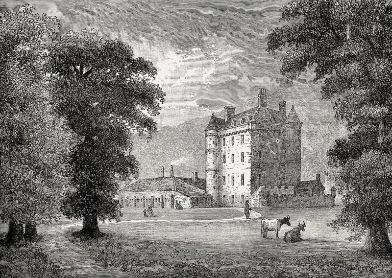 Melville Castle, 1776, Midlothian, Edinburgh, Scotland, United Kingdom