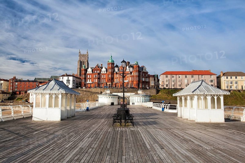 Morning on the Cromer pier in England