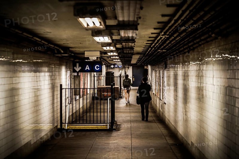 New York subway image. Shooting Location: New York, Manhattan