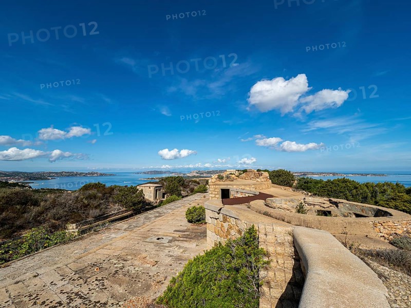 A picture of the abandoned military base of Capo D'Orso