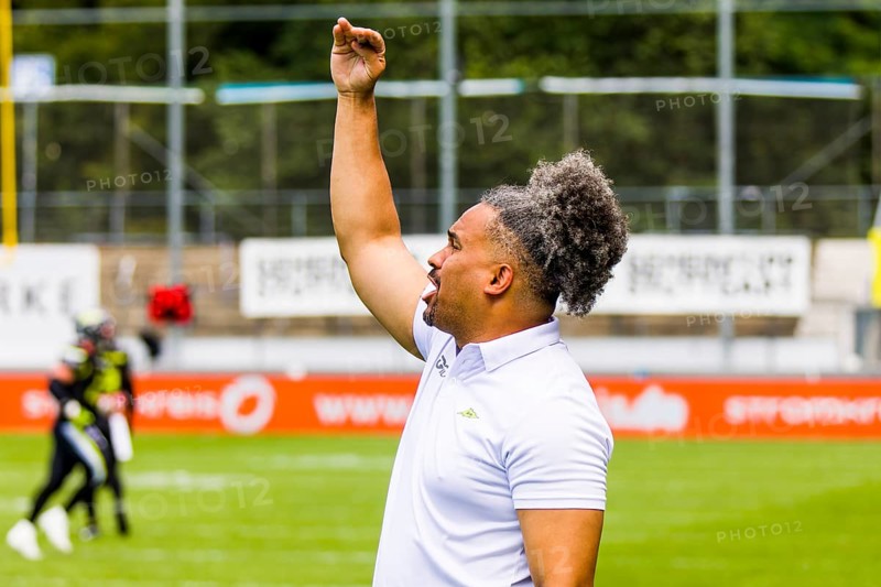ELF/ Game: Panthers Wroclaw at Stuttgart Surge on 21. Juny. 2024, in the Gazi Stadium, Stuttgart, Germany