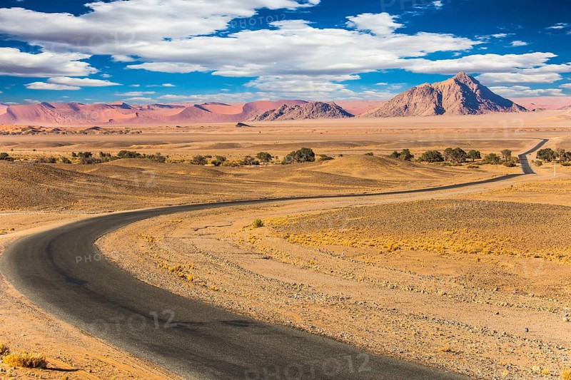 The most ancient desert in the world is Namib. The highway passes through the park. The concept of exotic car tourism